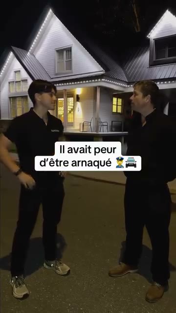 Un client sur son perron raconte qu’il avait d’abord peur de se faire arnaquer